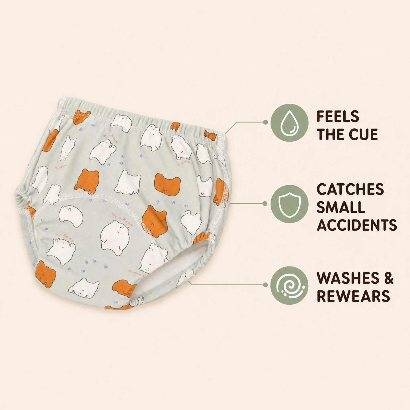 Tinkle Buddy Training Undies - Benefits