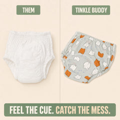 Tinkle Buddy Training Undies - Tinkle Buddy vs Standard Underwear